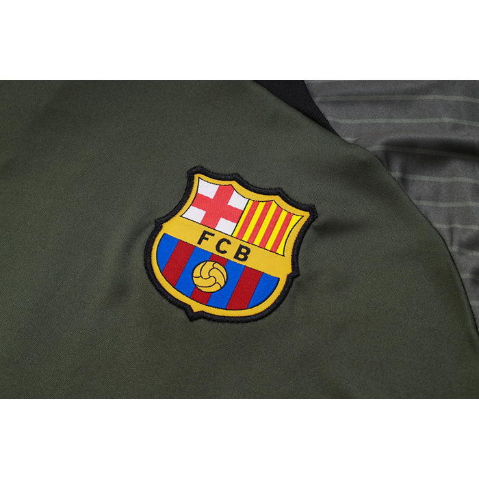 Chandal del Barcelona Manga Corta 23-24 Verde Oscuro - Pantalon Corto